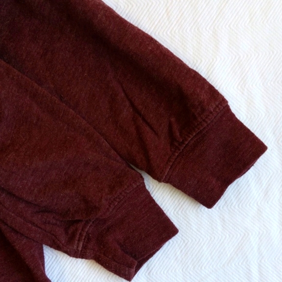 carter's maroon little brother graphic long sleeve shirt 12 months baby boy - Picture 5 of 6